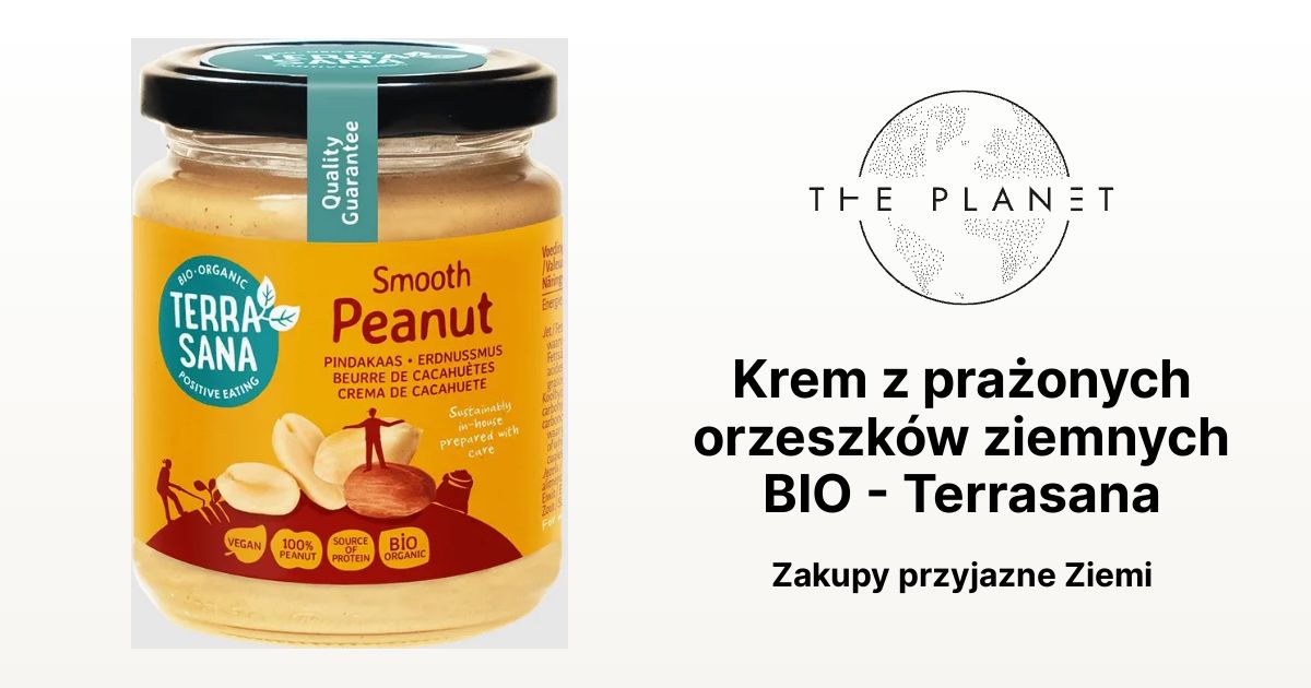 Krem Z Pra Onych Orzeszk W Ziemnych Bio Terrasana The Planet